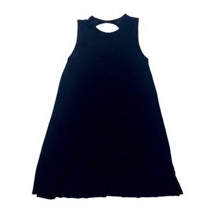 Sleeveless black sundress